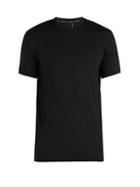 Matchesfashion.com Blackbarrett By Neil Barrett - Crew Neck Printed Back Cotton Blend T Shirt - Mens - Black White