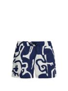 Matchesfashion.com Bower - Swag Printed Swim Shorts - Mens - Blue White