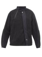 A-cold-wall* - Bias Asymmetric Fleece Jacket - Mens - Black