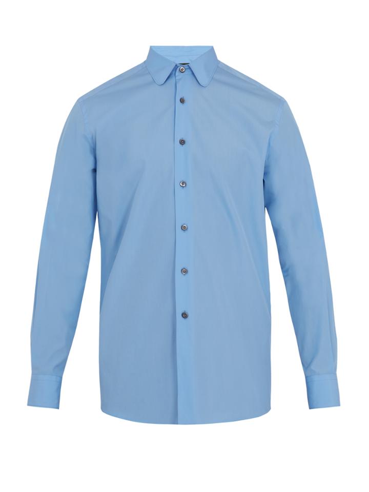 Prada Rounded-collar Single-cuff Shirt