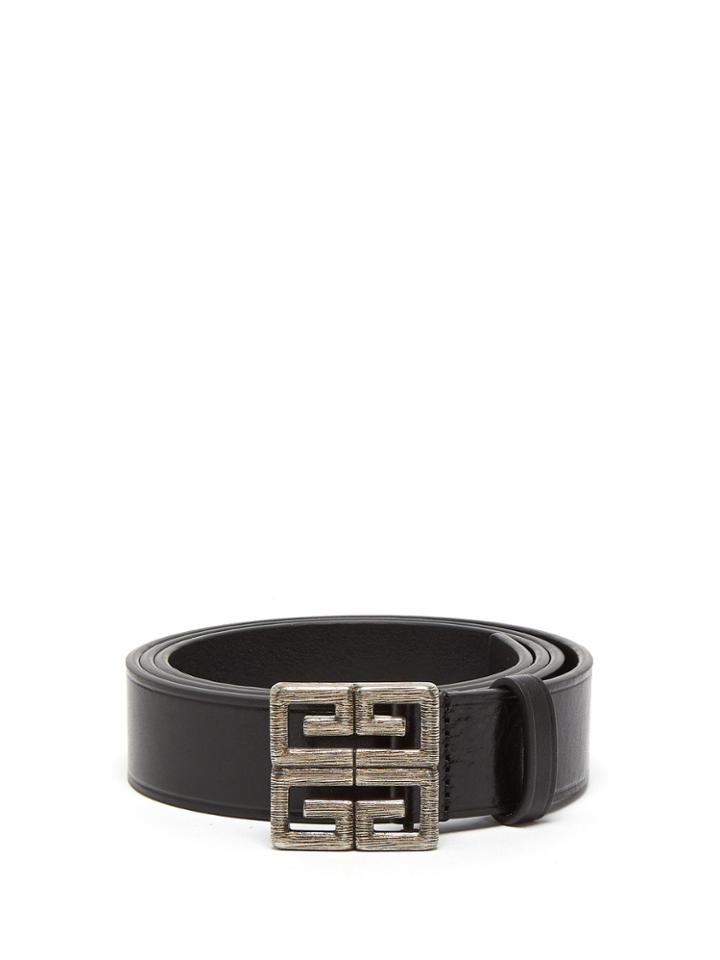 Givenchy Logo-buckle Leather Belt