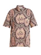 Isabel Marant Iggy Leaf-print Cotton Shirt