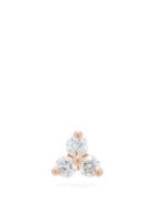 Matchesfashion.com Maria Tash - Trinity Diamond & 18kt Rose-gold Single Earring - Womens - Rose Gold