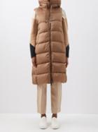 Max Mara - Seivest Sleeveless Coat - Womens - Light Brown