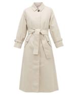 Matchesfashion.com Thom Browne - Belted Twill Trench Coat - Womens - Beige
