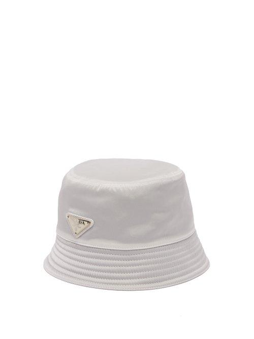 Matchesfashion.com Prada - Logo Bucket Hat - Mens - White