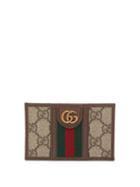 Matchesfashion.com Gucci - Ophidia Gg Plaque Leather Cardholder - Mens - Beige