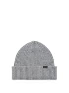 Matchesfashion.com Paul Smith - Ribbed-knit Cashmere-blend Beanie Hat - Mens - Grey