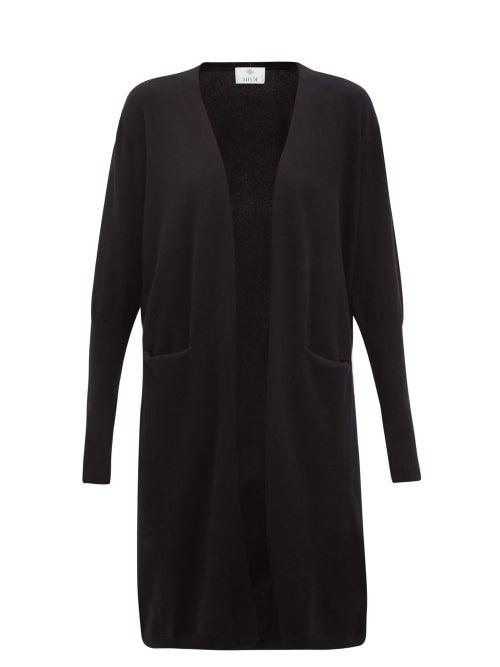 Matchesfashion.com Allude - Slip-pocket Cashmere Cardigan - Womens - Black