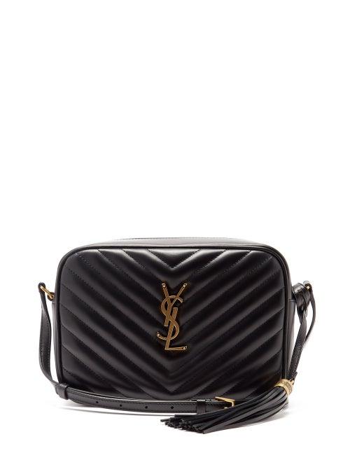 Matchesfashion.com Saint Laurent - Lou Medium Quilted Leather Cross-body Bag - Womens - Black