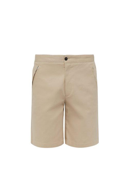 Matchesfashion.com Joseph - Stretch Cotton Twill Shorts - Mens - Beige