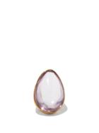 Alexander Mcqueen - Stone Logo-engraved Ring - Womens - Pink