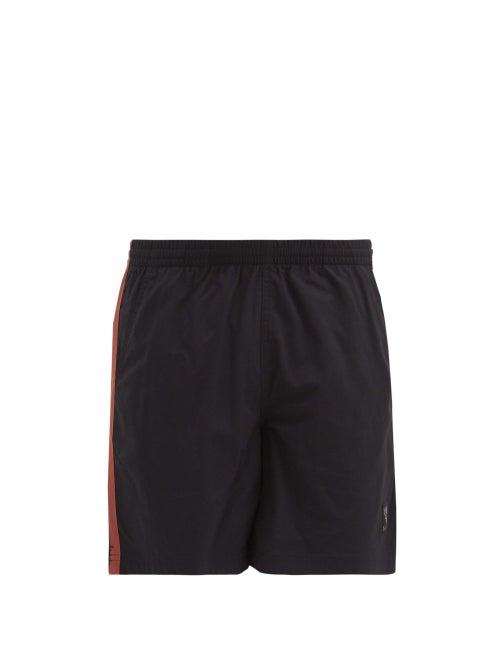 Matchesfashion.com South2 West8 - Side Line Shell Trail Shorts - Mens - Black