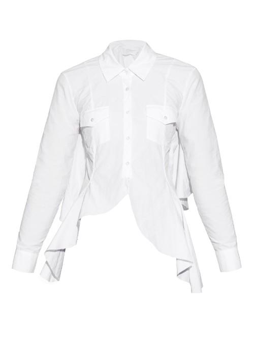 Marques'almeida Open-back Ruffled Shirt