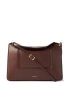 Wandler - Penelope Leather Shoulder Bag - Womens - Dark Brown