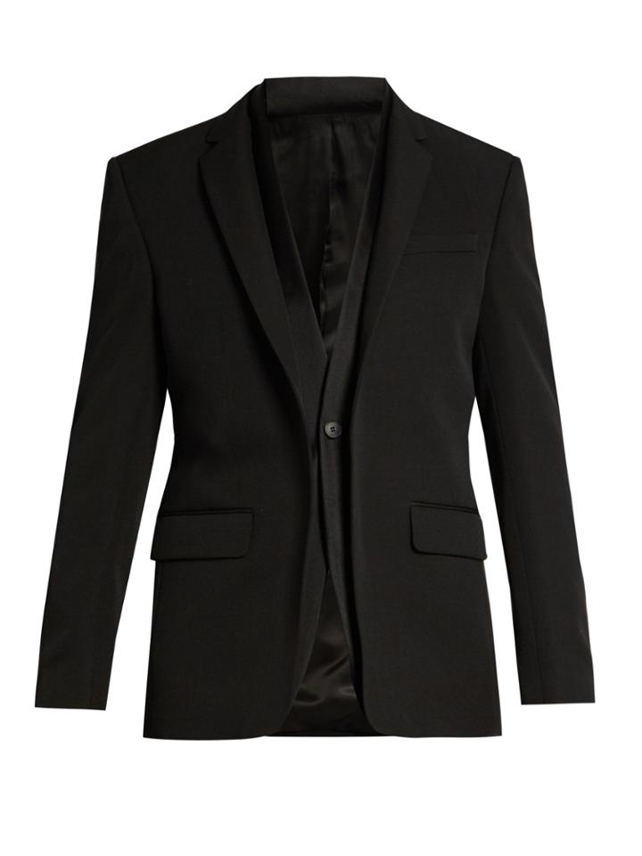 Givenchy Double-collar Single-breasted Blazer