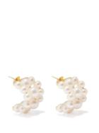 Completedworks - Pearl & Recycled 14kt Gold-plated Hoop Earrings - Womens - Pearl