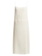 Matchesfashion.com Raey - Easy Silk Slip Dress - Womens - Ivory