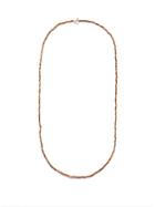 Luis Morais - Tiger's Eye & 14kt Gold Beaded Necklace - Mens - Brown Multi