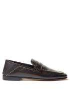 Isabel Marant Fezzy Collapsible-heel Leather Loafers