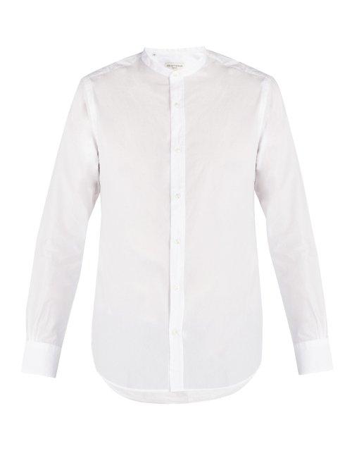 Matchesfashion.com Officine Gnrale - Gaspard Fil Coup Cotton Shirt - Mens - White