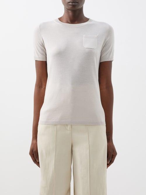 S Max Mara - Egidio Top - Womens - Ecru