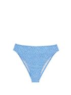 Matchesfashion.com Fisch - Public High-rise Abstract-print Bikini Briefs - Womens - Blue Print