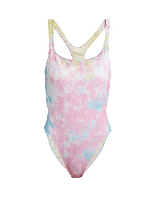 Matchesfashion.com Solid & Striped - X Re/done The Venice Swimsuit - Womens - Blue Multi