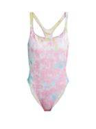 Matchesfashion.com Solid & Striped - X Re/done The Venice Swimsuit - Womens - Blue Multi