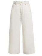 Mm6 Maison Margiela High-rise Wide-leg Jeans