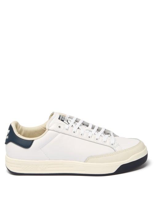 Matchesfashion.com Adidas - Rod Laver Leather Trainers - Mens - White Navy