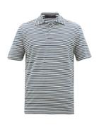 Matchesfashion.com The Gigi - Striped Cotton-jersey Polo Shirt - Mens - Blue White
