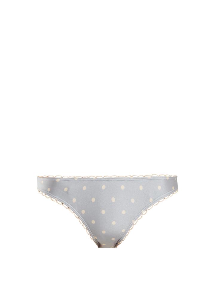 Zimmermann Helm Polka-dot Print Bikini Briefs