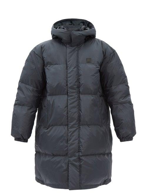 66 North - Dyngja Hooded Quilted Down Coat - Womens - Black