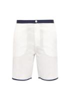 Matchesfashion.com P. Le Moult - Cotton Pyjama Shorts - Mens - White