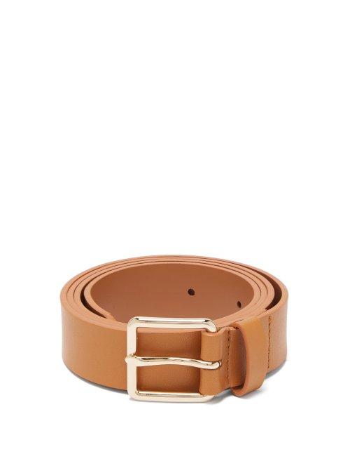 Matchesfashion.com Maison Kitsun - Classic Leather Belt - Mens - Brown