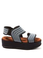 Marni Waved-stitch Flatform Sandals
