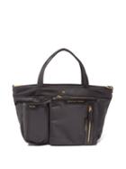 Ladies Bags Anya Hindmarch - Labelled Mini Recycled-shell Tote Bag - Womens - Black