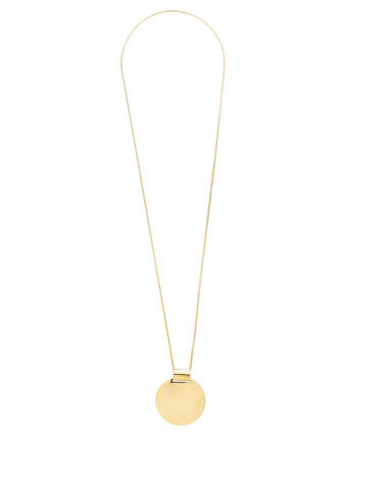 Fay Andrada Pallo Large Brass Necklace