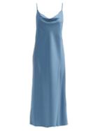 Matchesfashion.com Max Mara Leisure - Teoria Dress - Womens - Blue