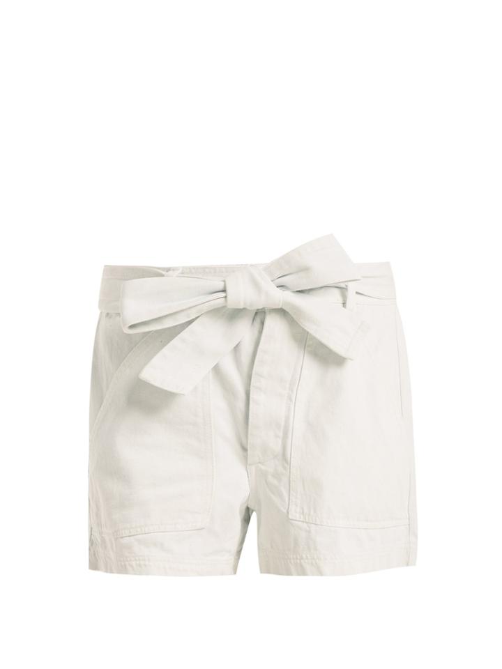 Apiece Apart Merida High-waist Denim Shorts