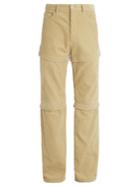 Balenciaga Detachable-panel Cotton-corduroy Trousers