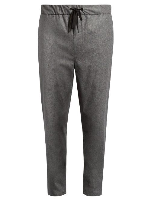 Rag & Bone Everett Drawstring Wool-blend Trousers