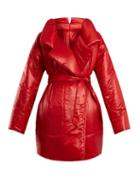 Matchesfashion.com Norma Kamali - Sleeping Bag Knee Length Coat - Womens - Red