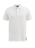 Matchesfashion.com Fendi - Ff-placket Cotton Piqu Polo Shirt - Mens - White