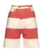 Vivienne Westwood Anglomania Bliss Bell Striped Denim Shorts