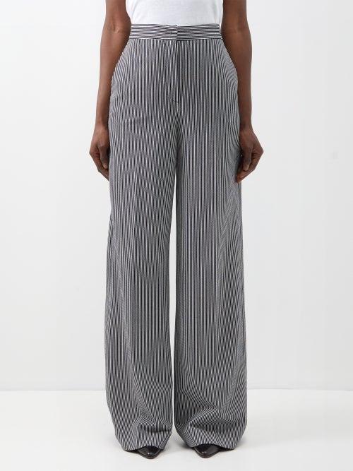 Max Mara - Anfora Trousers - Womens - Navy