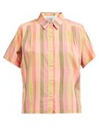 Matchesfashion.com Ace & Jig - Winne Striped Cotton Shirt - Womens - Pink Multi
