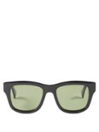 Gucci Eyewear - D-frame Acetate Sunglasses - Mens - Black Green