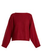 Vanessa Bruno Harlow Open-back Alpaca-blend Sweater